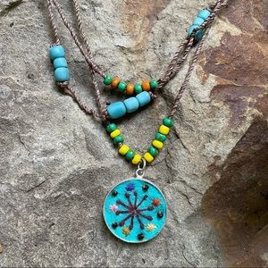 🟢Colorful summer necklace